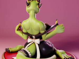 Argonian Maid 1 Elder Scrolls 3D प्रिंट मॉडल