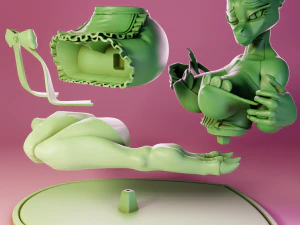 Argonian Maid 1 Elder Scrolls 3D Print Model