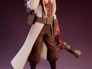 Buff Medic Team Fortress 2 3D 打印模型
