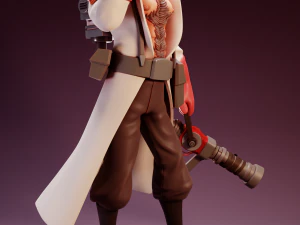 Buff Medico Team Fortress 2 Modello di stampa 3D