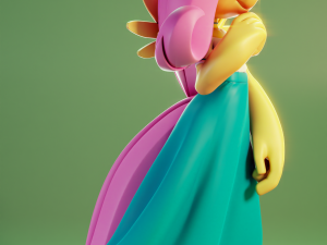 Fluttershy Chibi - My Little Pony 3D Принт Модель