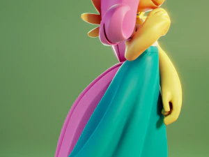 Fluttershy Chibi - My Little Pony 3D Print Model