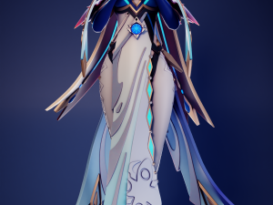 Mirror Maiden Genshin Impact 3D Print Model