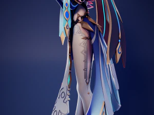 Mirror Maiden Genshin Impact 3D Print Model