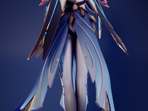 Mirror Maiden Genshin Impact Modèles 3D en vedette