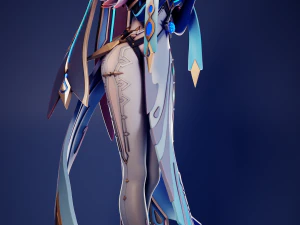 Mirror Maiden Genshin Impact 3D Print Model