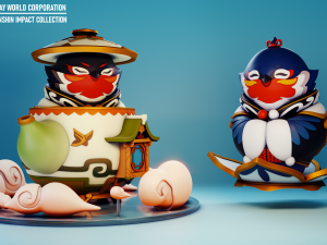 Tubby and Chubby - Genshin Impact 3D Print Model
