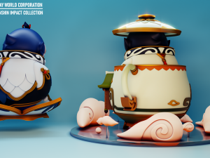 Tubby and Chubby - Genshin Impact 3D 打印模型