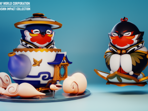 Tubby and Chubby - Genshin Impact 3D 打印模型