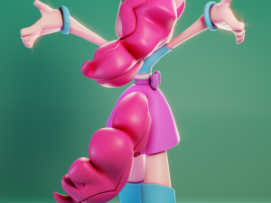 Pinkie Pie Chibi - My Little Pony Modelo de Impressão 3D