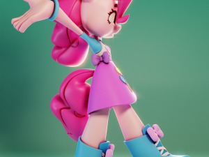 Pinkie Pie Chibi - My Little Pony Modelo de Impressão 3D