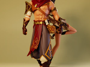Jeht and Jebrael Genshin Impact 3D Print Model