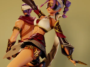 Jeht and Jebrael Genshin Impact 3D Print Model