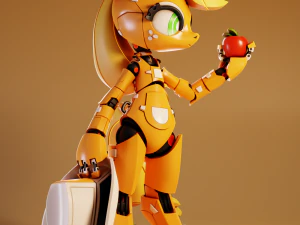 Harvest Bot Apple J8 - My Little Pony 3D Print Model