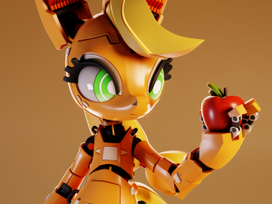 Harvest Bot Apple J8 - My Little Pony Model Cetak 3D