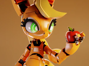 Harvest Bot Apple J8 - My Little Pony 3D Print Model