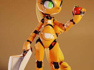 Harvest Bot Apple J8 - My Little Pony Model Cetak 3D