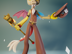Discord Chibi - My Little Pony 3D 프린트 모델