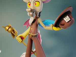 Discord Chibi - My Little Pony 3D Print Model