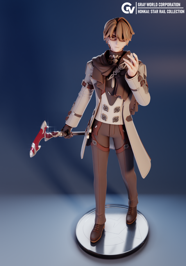 Welt Honkai Star Rail 3D 프린트 모델 .c4d .max .obj .3ds .fbx .stl .blend 