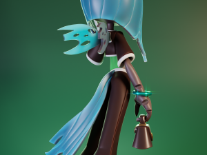 Queen Chrysalis Chibi - My Little Pony 3D Druckmodell
