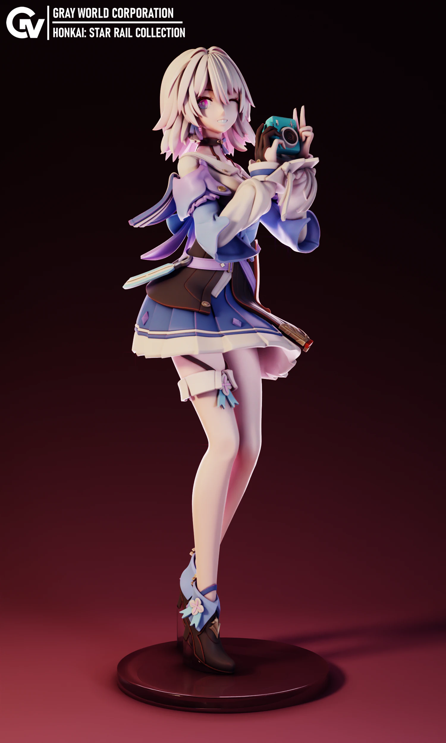 March 7th - Honkai Star Rail 3D Print Model .c4d .max .obj .3ds .fbx .stl .blend 