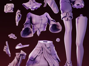 March 7th - Honkai Star Rail 3D Print Model