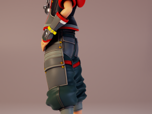Sora - Kingdom Hearts Modèles 3D en vedette