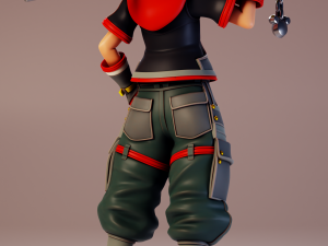Sora - Kingdom Hearts Modèles 3D en vedette