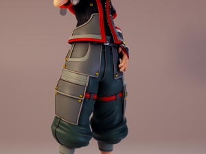 Sora - Kingdom Hearts Modèles 3D en vedette