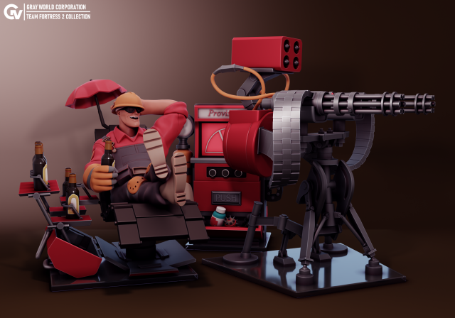Rancho Relaxo - Team Fortress 2 3D-printmodel .c4d .max .obj .3ds .fbx .stl .blend 