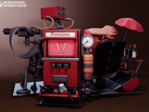 Rancho Relaxo - Team Fortress 2 3D-printmodel