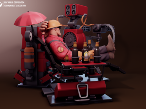 Rancho Relaxo - Team Fortress 2 3D-printmodel