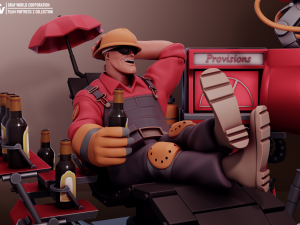 Rancho Relaxo - Team Fortress 2 3D-printmodel