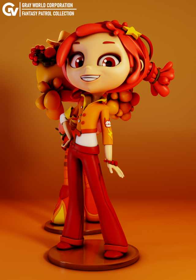 Alyonka - Fantasy Patrol Modelo de Impressão 3D .c4d .max .obj .3ds .fbx .stl .blend 