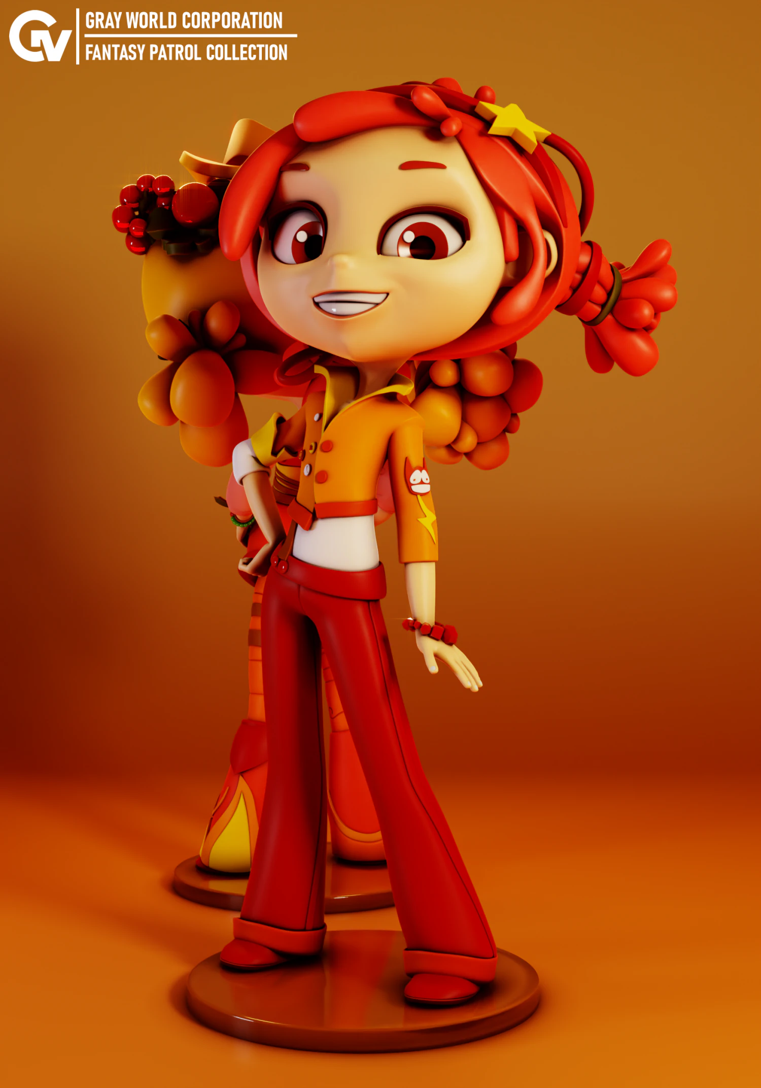 Alyonka - Fantasy Patrol 3D Print Model .c4d .max .obj .3ds .fbx .stl .blend 