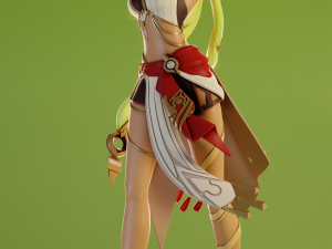 Eremite Floral Ring-Dancer - Genshin Impact 3D-Druckmodell