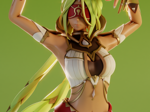 Eremite Floral Ring-Dancer - Genshin Impact 3D-Druckmodell