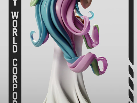 Princess Celestia - My Little Pony 3D Print Model