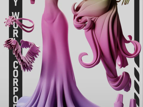 Princess Celestia - My Little Pony 3D Print Model