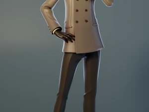 아케치 고로 페르소나 3D 프린트 모델