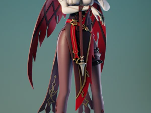 Rosaria Genshin Impact 3D Print Model