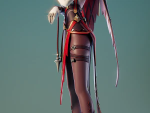 Rosaria Genshin Impact 3D Print Model