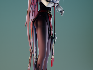 Rosaria Genshin Impact 3D Baskı Modeli