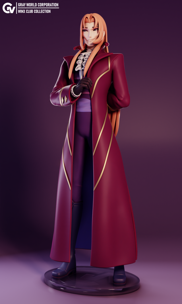Valtor Winx Club Modelo de impresión 3D .c4d .max .obj .3ds .fbx .stl .blend 