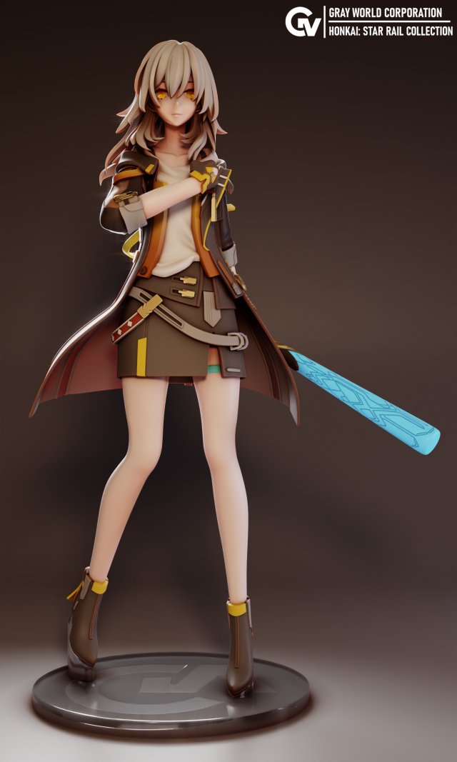 Stelle Honkai Star Rail Modelo de Impressão 3D .c4d .max .obj .3ds .fbx .stl .blend 