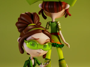 Masha Fantasy Patrol 3D Druckmodell