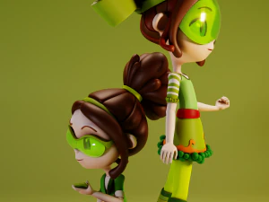 Masha Fantasy Patrol 3D Print Model