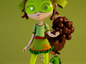 Masha Fantasy Patrol 3D Print Model
