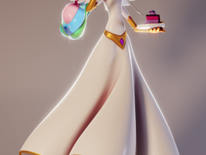 Princess Celestia 2 - My Little Pony 3D Baskı Modeli